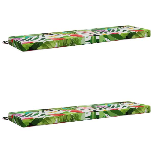 2-teilige Bankkissen SOEST 2 stk. 100 % Polyester Mehrfarbig