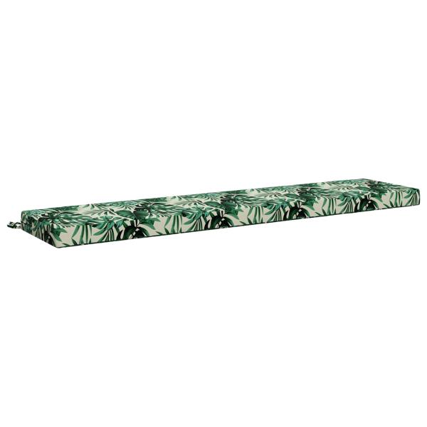 2-teilige Bankkissen SOEST 2 stk. 100 % Polyester Blattmuster