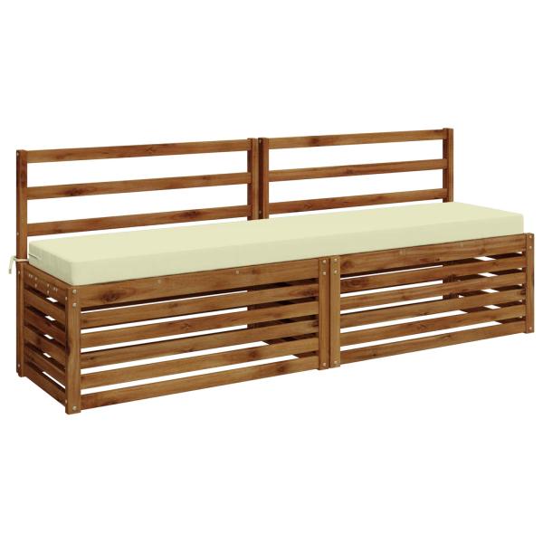 2-teilige Bankkissen SOEST 2 stk. 100 % Polyester Creme