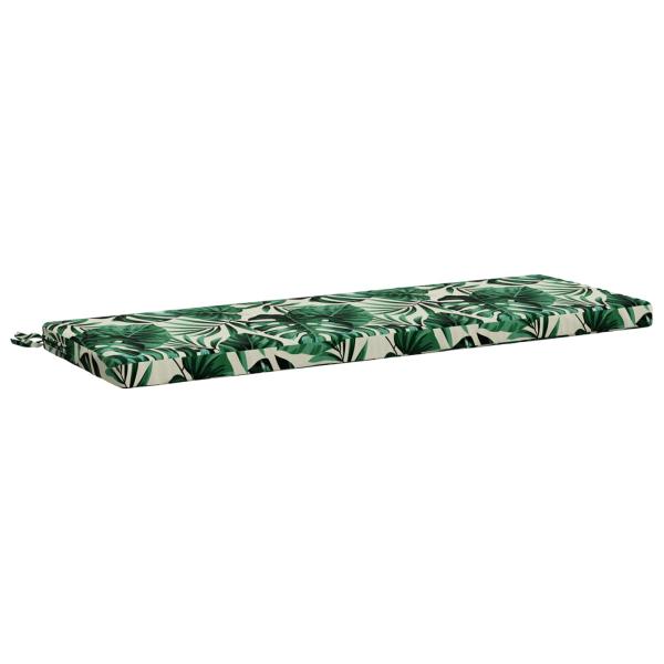 2-teilige Bankkissen SOEST 2 stk. 100 % Polyester Blattmuster