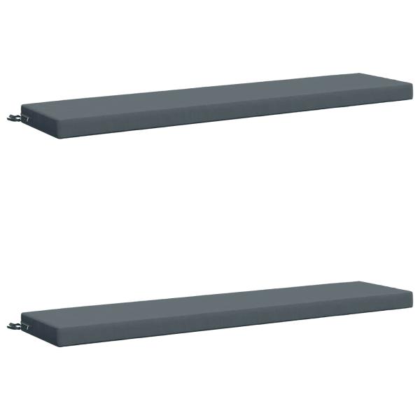2-teilige Bankkissen SOEST 2 stk. 100 % Polyester Blau