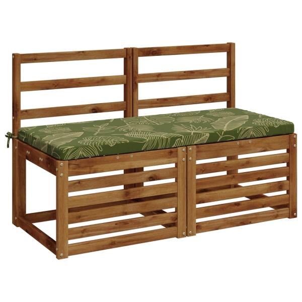2-teilige Bankkissen SOEST 2 stk. 100 % Polyester Blattdesign