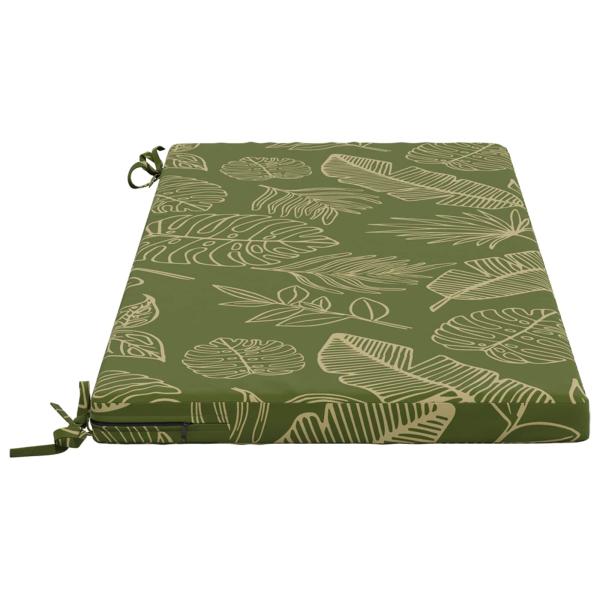 2-teilige Bankkissen SOEST 2 stk. 100 % Polyester Blattdesign
