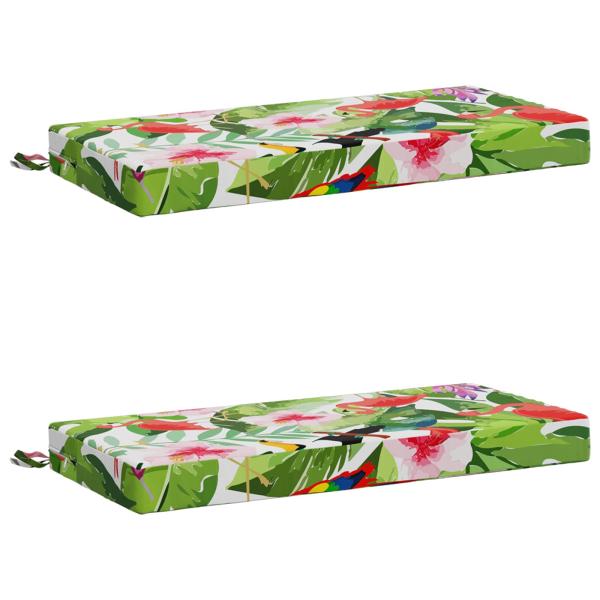 2-teilige Bankkissen SOEST 2 stk. 100 % Polyester Mehrfarbig