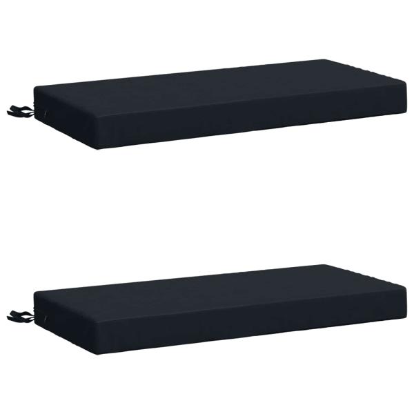 2-teilige Bankkissen SOEST 2 stk. 100 % Polyester Dunkelblau
