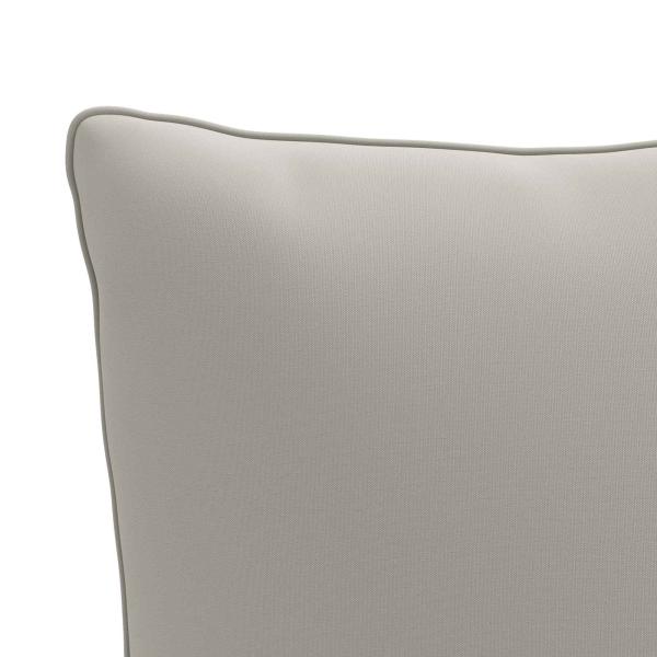1-teiliges Rücken-Kissen PUTTEN 100 % Polyester Grau