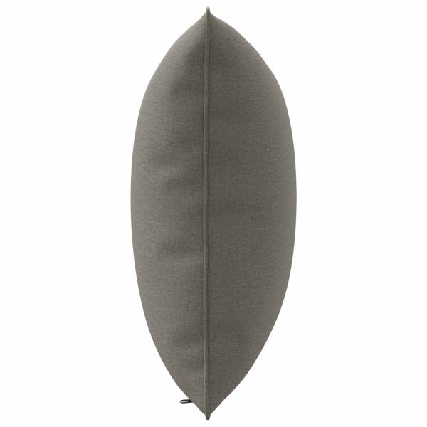 1-teiliges Rücken-Kissen PUTTEN 100 % Polyester Grau