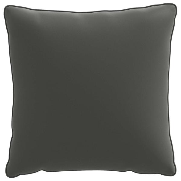 4-teilige Rücken-Kissen PUTTEN 4 pcs 100 % Polyester Anthrazit