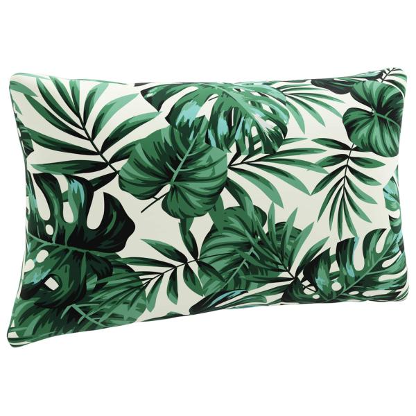 1-teiliges Rücken-Kissen PUTTEN 100 % Polyester Blattmuster