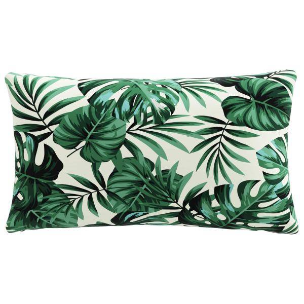 1-teiliges Rücken-Kissen PUTTEN 100 % Polyester Blattmuster
