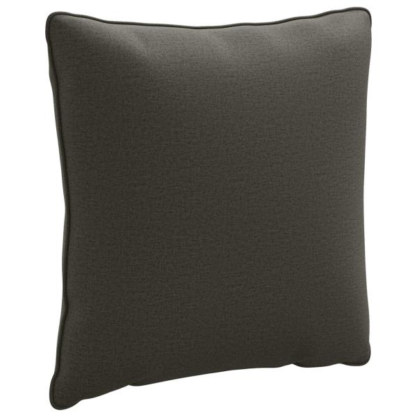 ARDEBO.de - 1-teiliges Rücken-Kissen PUTTEN 100 % Polyester Anthrazit