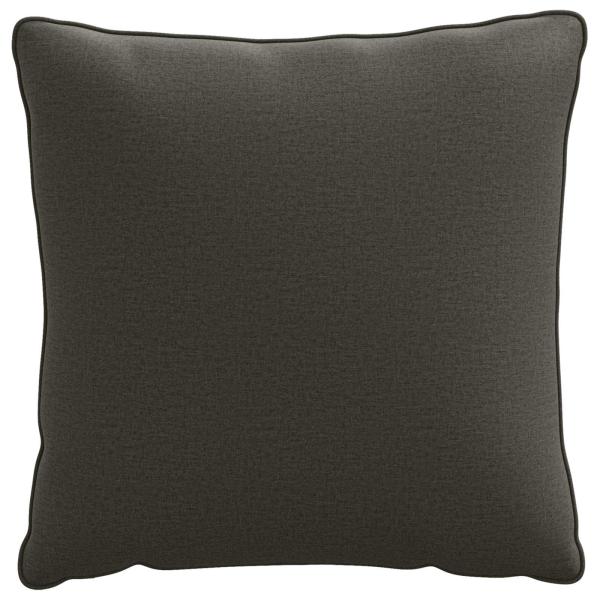 1-teiliges Rücken-Kissen PUTTEN 100 % Polyester Anthrazit