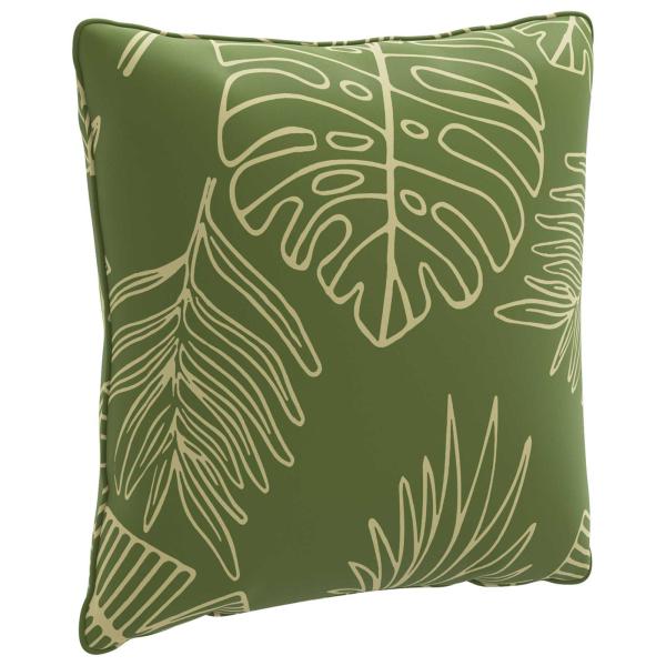 1-teiliges Rücken-Kissen PUTTEN 100 % Polyester Blattdesign