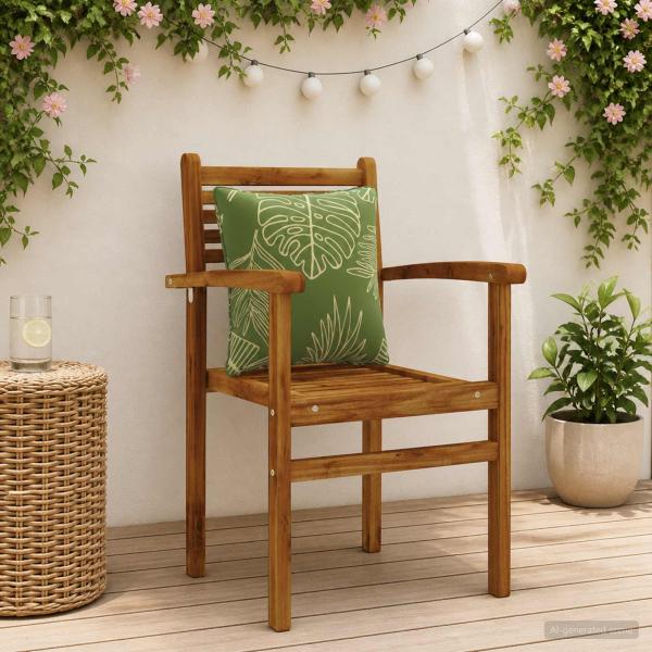 ARDEBO.de - 4-teilige Rücken-Kissen PUTTEN 4 pcs 100 % Polyester