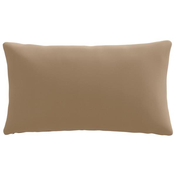 1-teiliges Rücken-Kissen PUTTEN 100 % Polyester Taupe