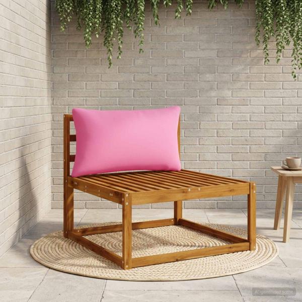ARDEBO.de - 1-teiliges Rücken-Kissen PUTTEN 100 % Polyester Rosa