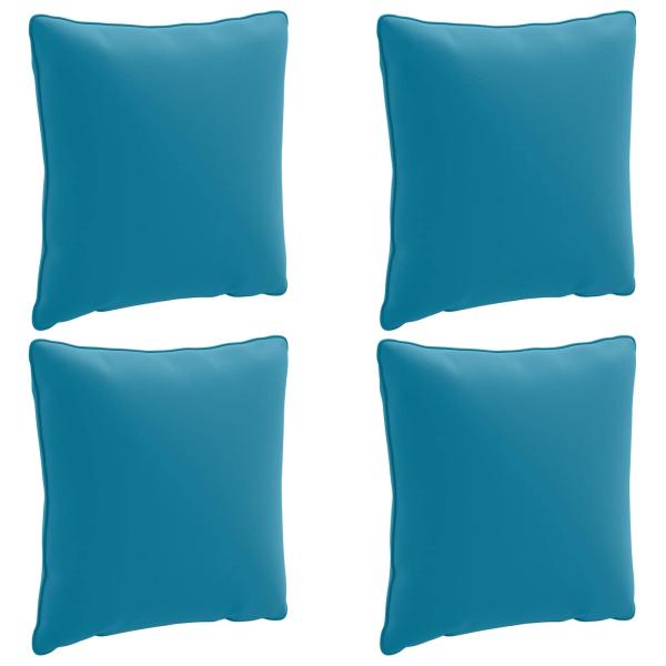 R Rückenkissen PUTTEN 4 stk. 100 % Polyester Himmelblau
