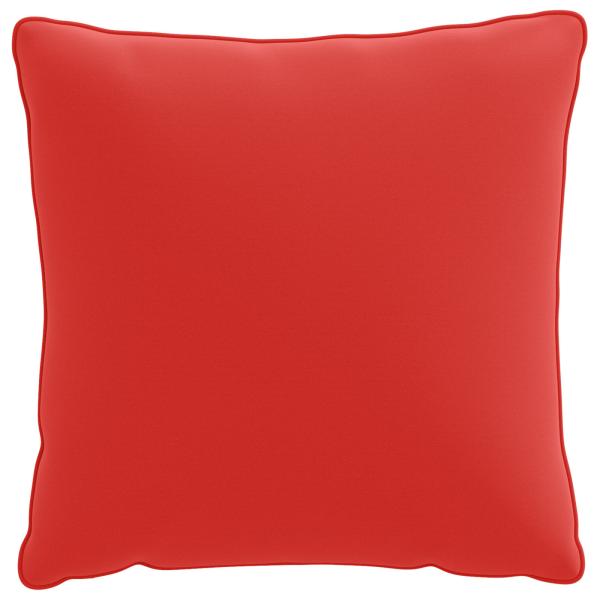4-teilige Rücken-Kissen PUTTEN 4 pcs 100 % Polyester Rot