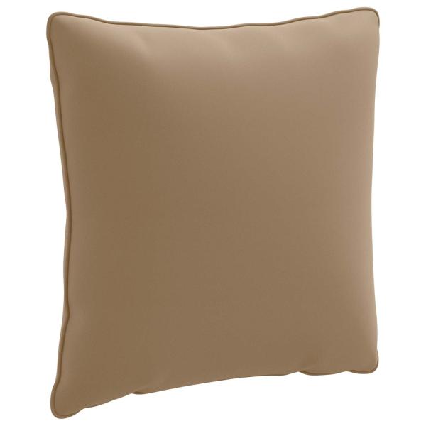 1-teiliges Rücken-Kissen PUTTEN 100 % Polyester Taupe