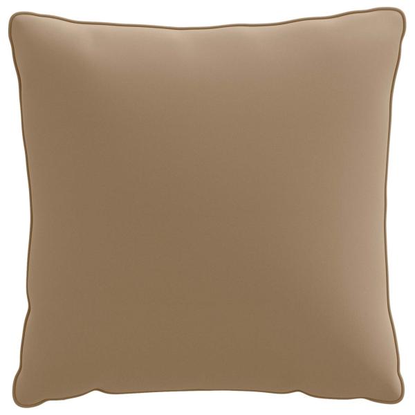 1-teiliges Rücken-Kissen PUTTEN 100 % Polyester Taupe