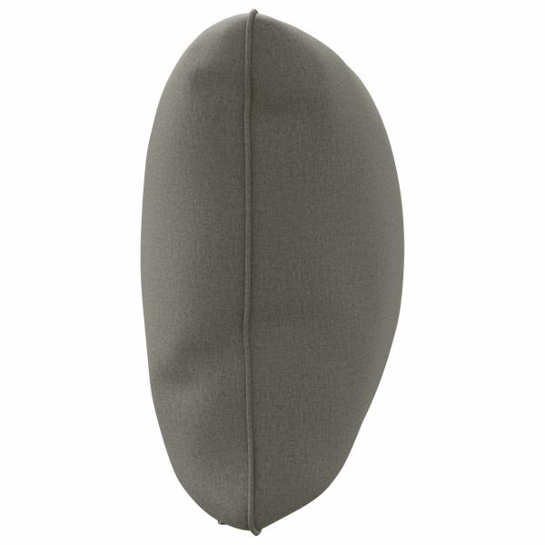1-teiliges Rücken-Kissen PUTTEN 100 % Polyester Grau