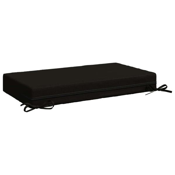 Sitzkissen SOEST 100 % Polyester Schwarz 70 x 40 x 10 cm