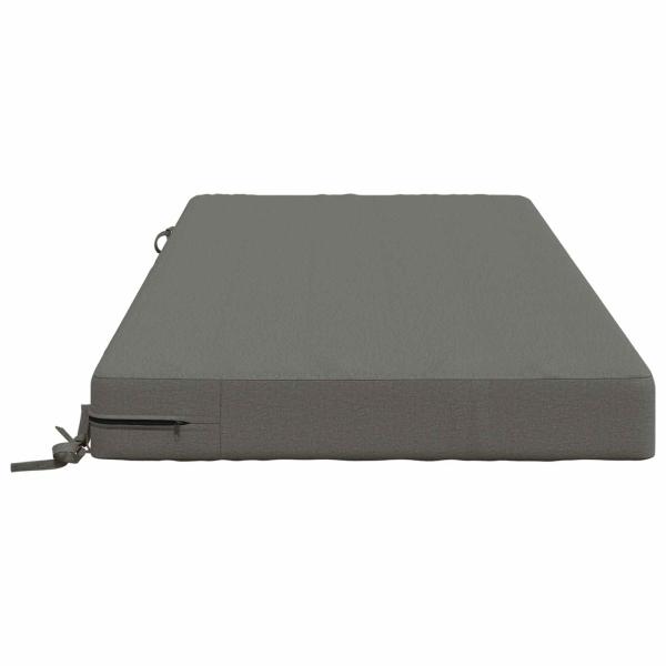 Sitzkissen SOEST 100 % Polyester Grau 120 x 80 x 10 cm