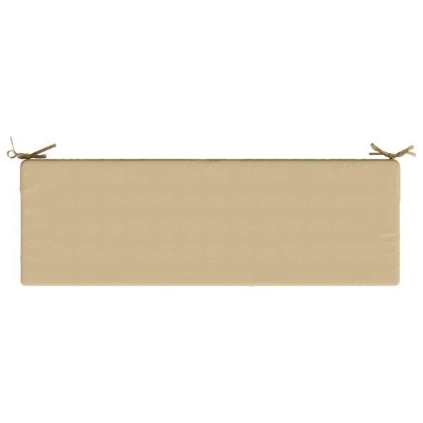 Sitzkissen SOEST 100 % Polyester Beige 120 x 40 x 10 cm