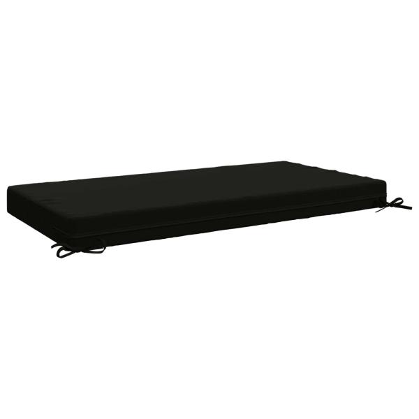 Sitzkissen SOEST 100 % Polyester Schwarz 120 x 60 x 10 cm