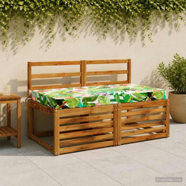 ARDEBO.de - Sitzkissen SOEST 100 % Polyester Mehrfarbig 120 x 80 x 10 cm