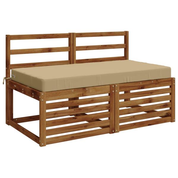 Sitzkissen SOEST 100 % Polyester Beige 120 x 80 x 10 cm