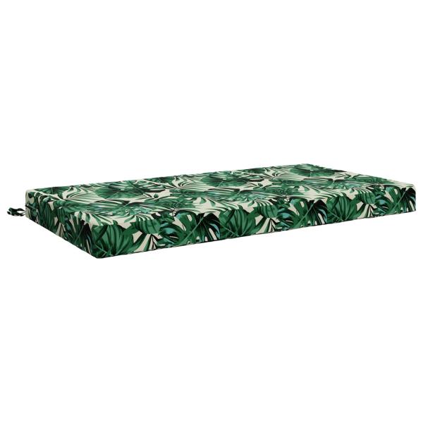 Sitzkissen SOEST 100 % Polyester Blattmuster 120 x 80 x 10 cm