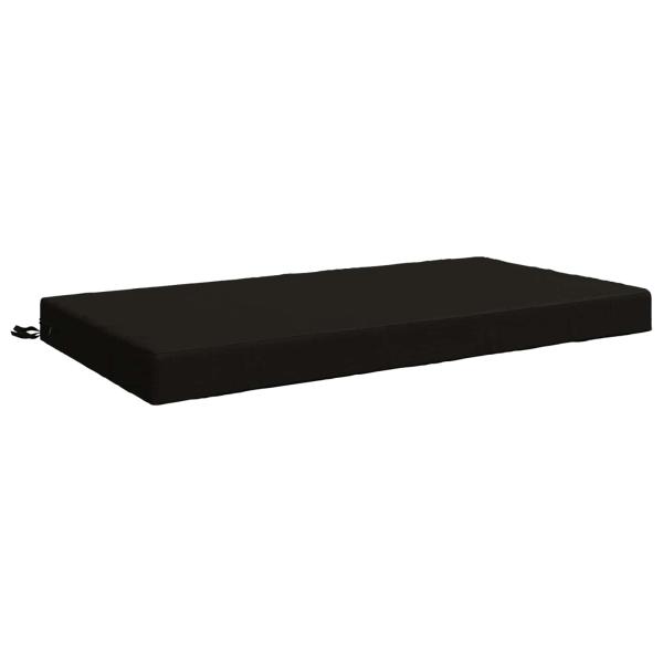 Sitzkissen SOEST 100 % Polyester Schwarz 120 x 80 x 10 cm
