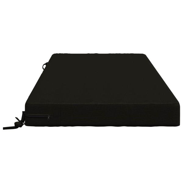 Sitzkissen SOEST 100 % Polyester Schwarz 120 x 80 x 10 cm