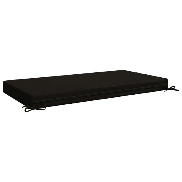 Sitzkissen SOEST 100 % Polyester Schwarz 120 x 80 x 10 cm
