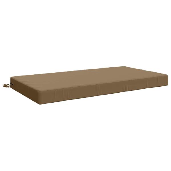Sitzkissen SOEST 100 % Polyester Taupe 120 x 80 x 10 cm