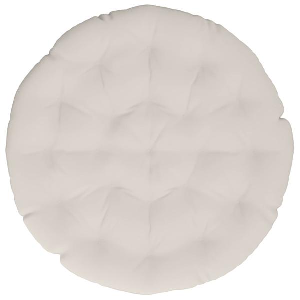 Papasan-Sessel-Kissen VIANEN 100 % Polyester Weiß Ø 100 x 12 cm