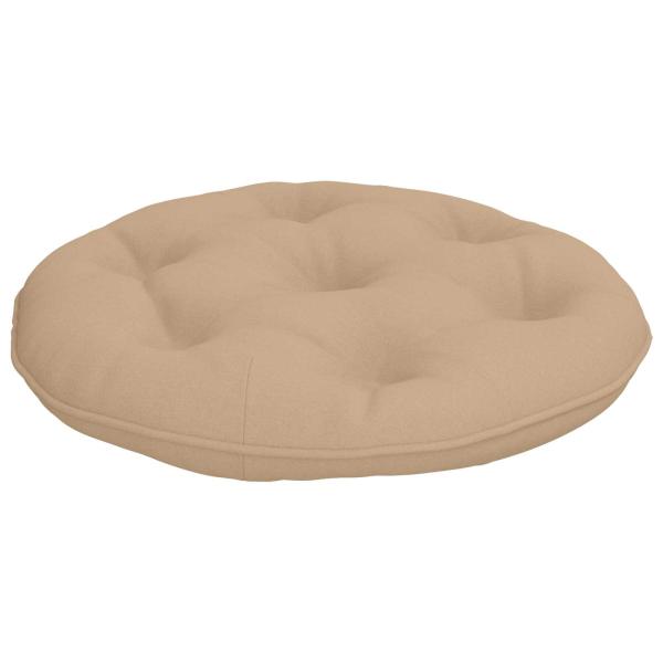ARDEBO.de - Hängesessel-Kissen VIANEN 100 % Polyester Sand Ø 45 x 10 cm