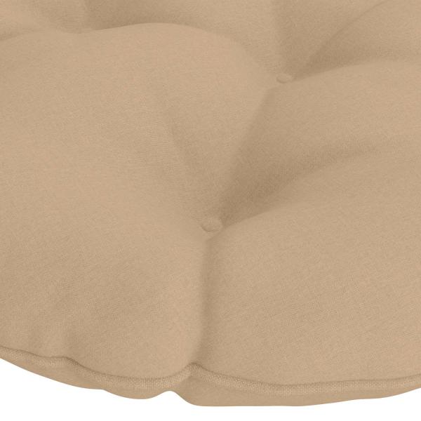 Hängesessel-Kissen VIANEN 100 % Polyester Sand Ø 45 x 10 cm