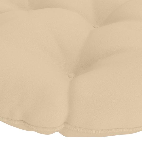 Papasan-Sessel-Kissen VIANEN 100 % Polyester Creme