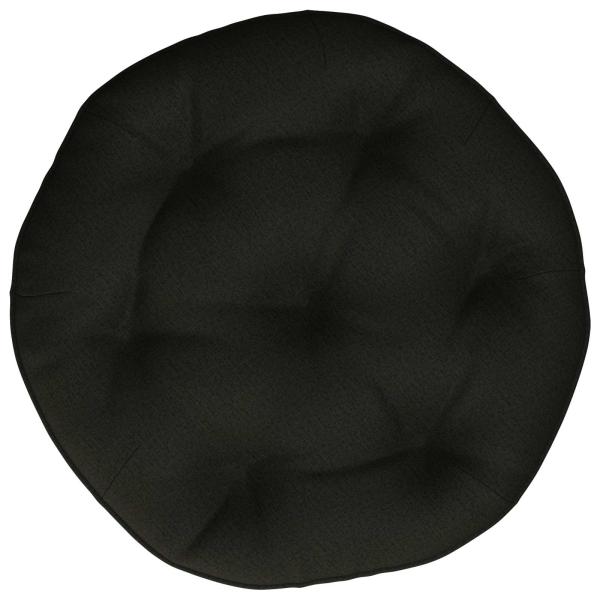 Hängesessel-Kissen VIANEN 100 % Polyester Schwarz Ø 40 x 10 cm