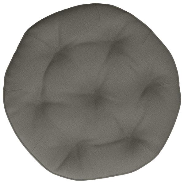 Hängesessel-Kissen VIANEN 100 % Polyester Grau Ø 60 x 10 cm