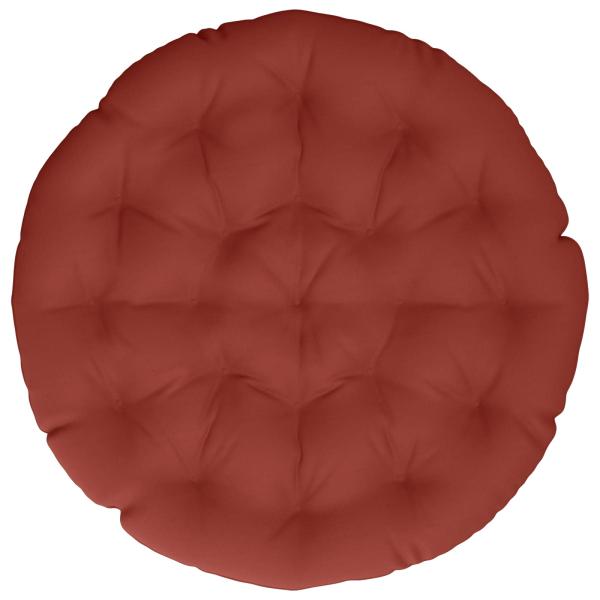 Papasan-Sessel-Kissen VIANEN 100 % Polyester Rot Ø 120 x 12 cm