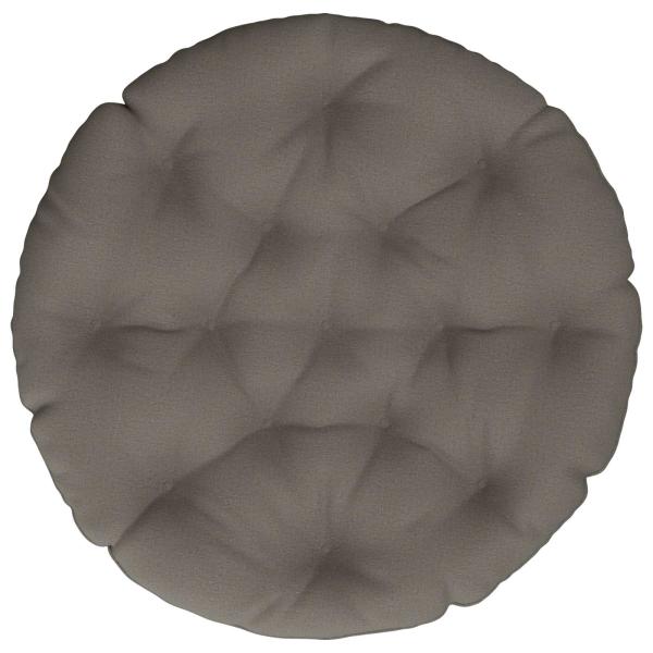 Hängesessel-Kissen VIANEN 100 % Polyester Grau Ø 80 x 12 cm