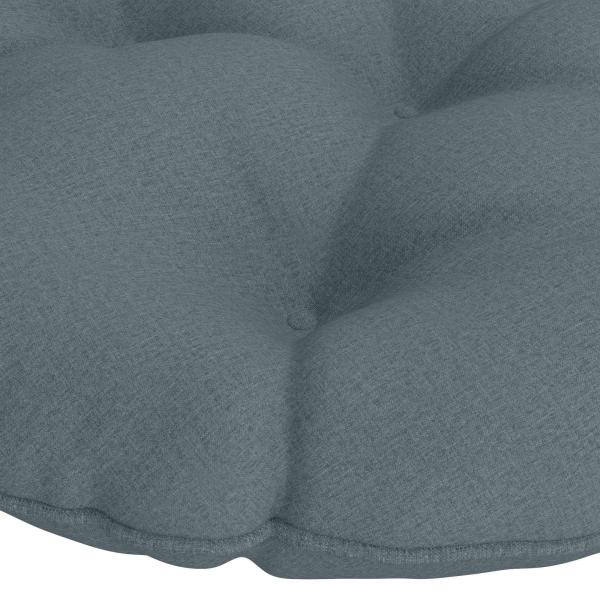 Papasan-Sessel-Kissen VIANEN 100 % Polyester Blau Ø 100 x 12 cm