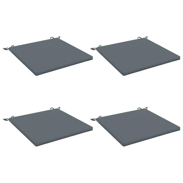 4-teilige Sitzkissen SOEST 4 stk. 100 % Polyester Blau