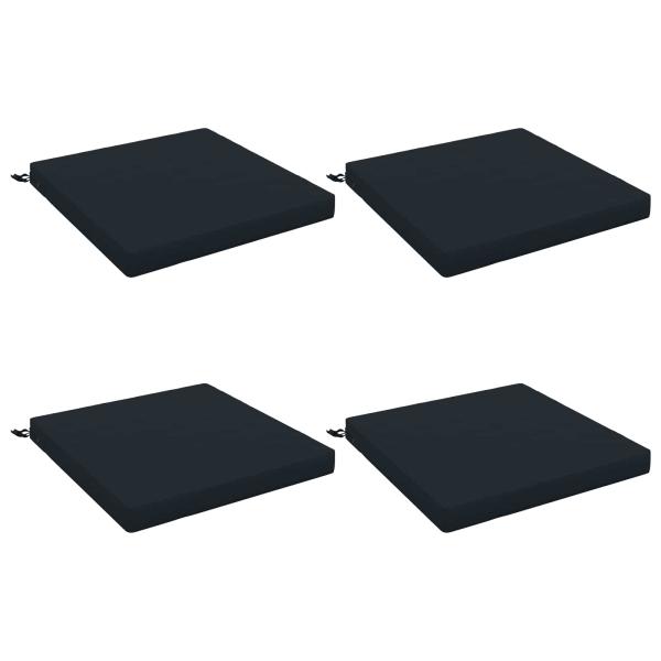 4-teilige Sitzkissen SOEST 4 stk. 100 % Polyester Dunkelblau