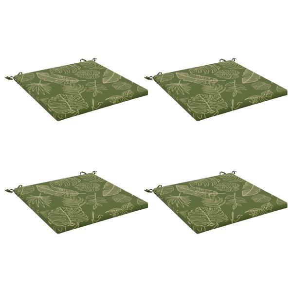 Sitzkissen SOEST 4 stk. 100 % Polyester Blattdesign