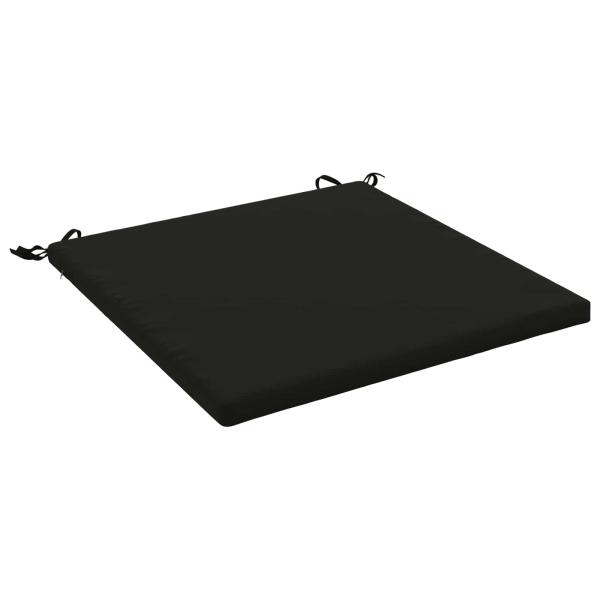 Sitzkissen SOEST 100 % Polyester Schwarz 80 x 80 x 3 cm