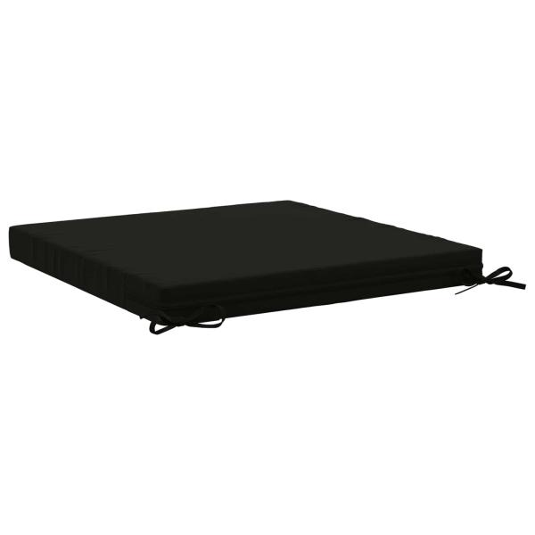 Sitzkissen SOEST 100 % Polyester Schwarz 60 x 60 x 7 cm